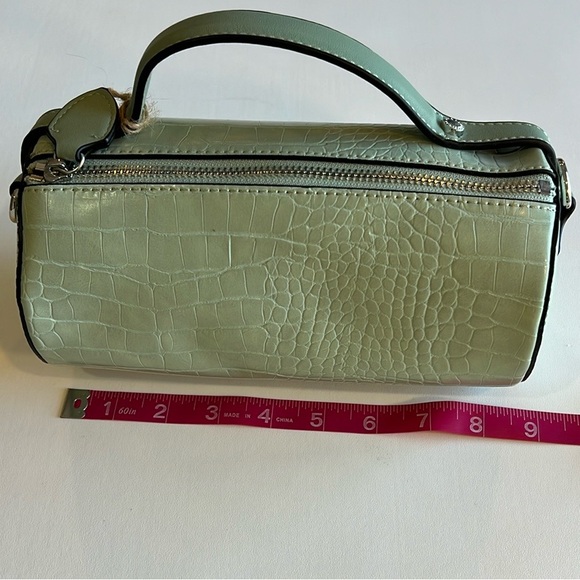 Expressions NYC Luxury Vegan Crossbody / Mini Handbag, Green - Picture 8 of 10